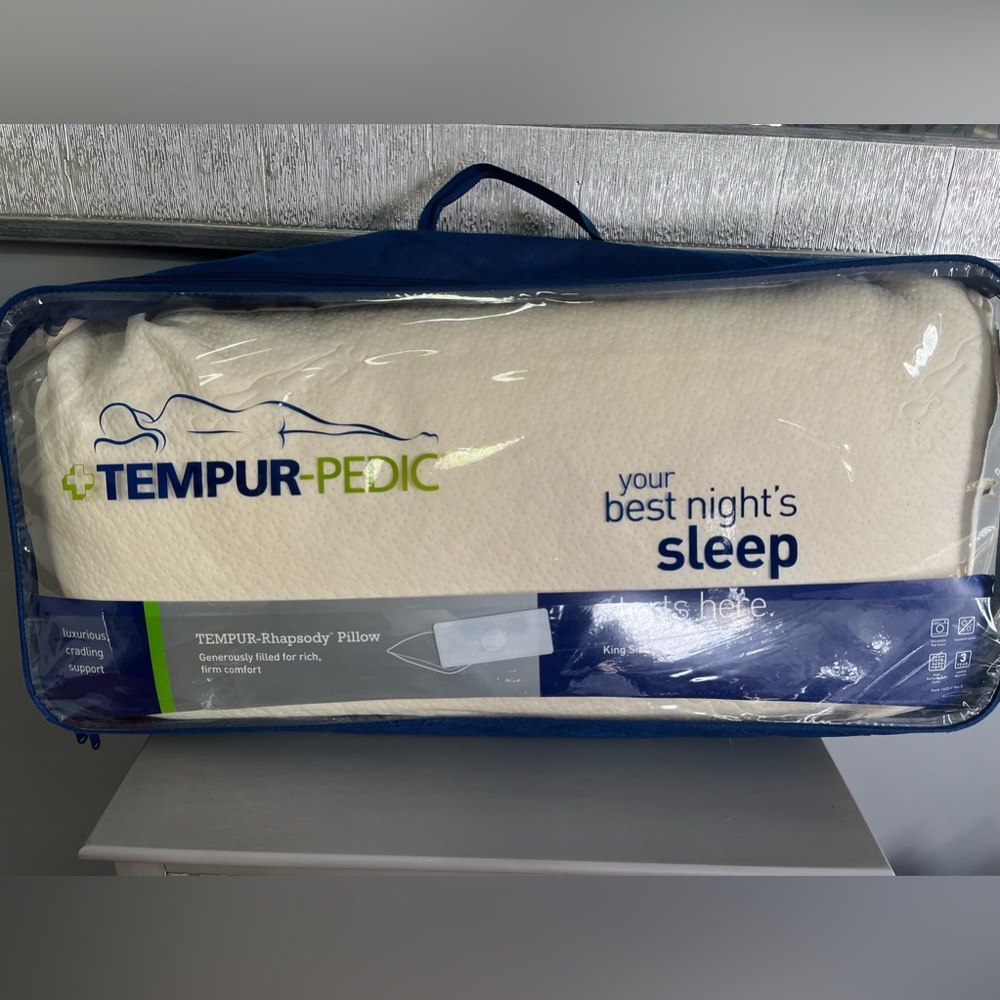 Tempur Pedicure Rhapsody King Size Pillow x 2